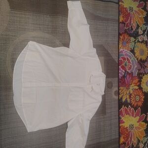 a.n.a White Button-Down Shirt